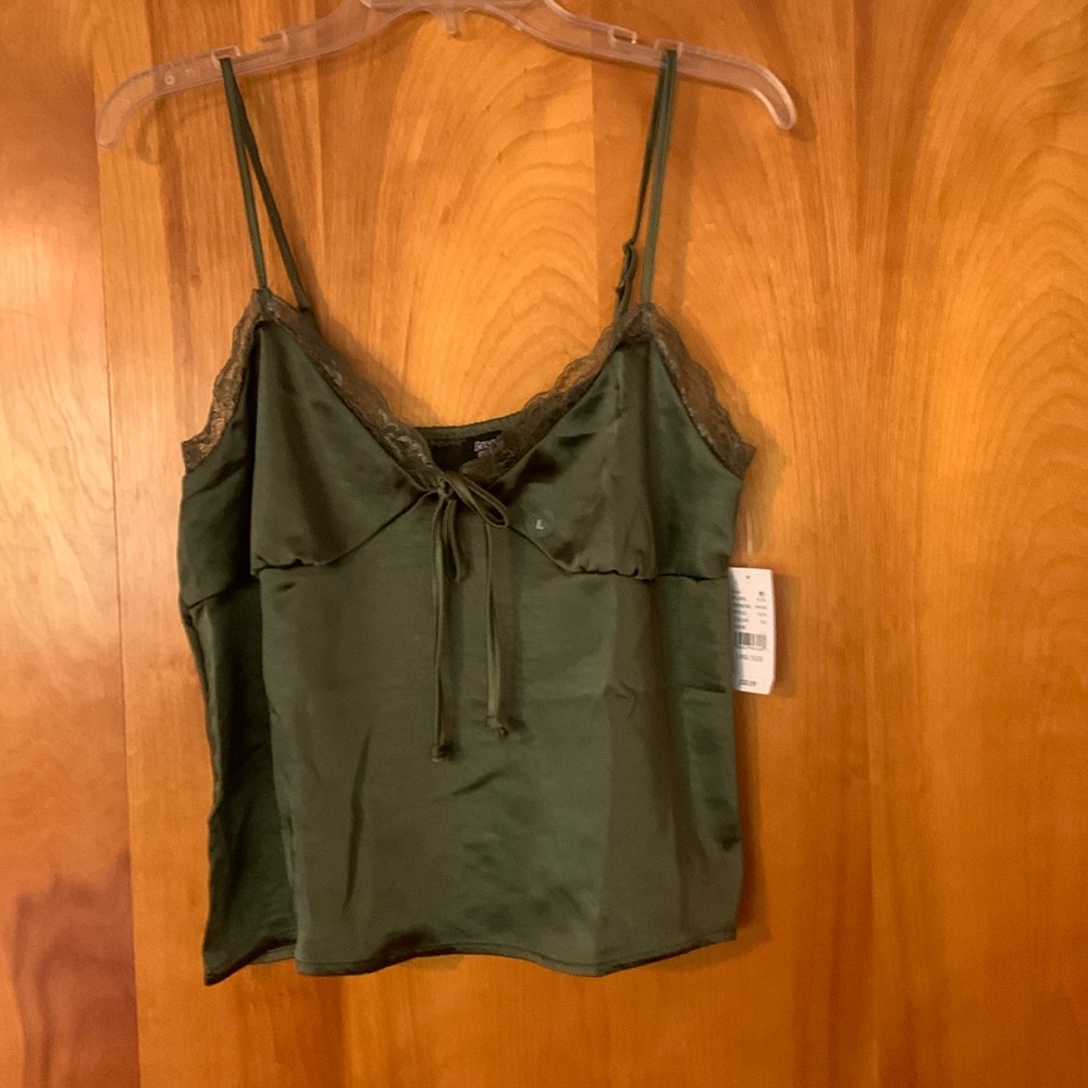 PacSun NWT satin lace edge tank camisole large